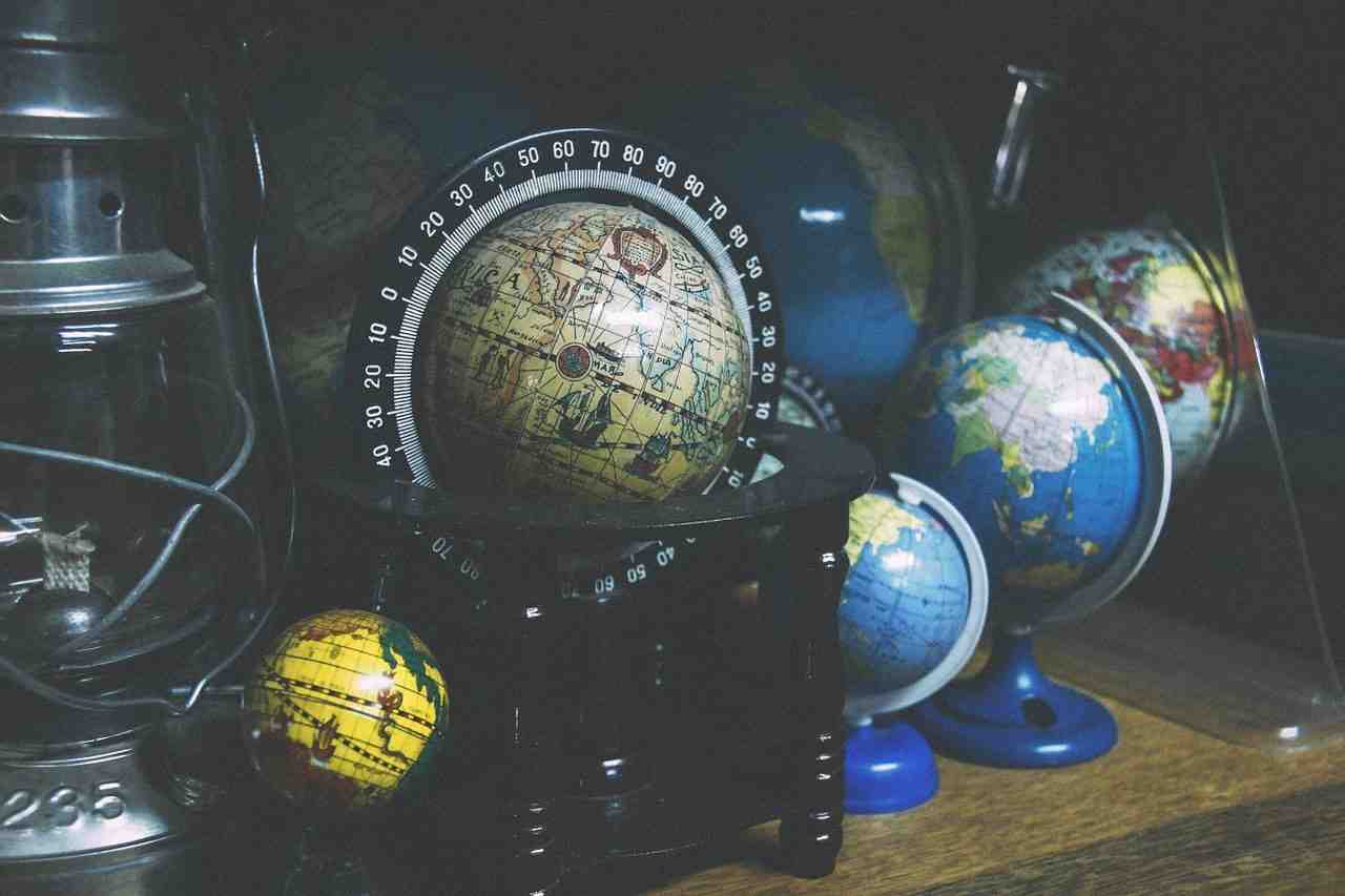 globes, monde, géographie